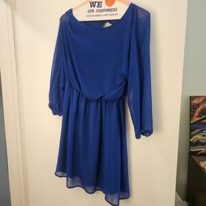 Express Blue Mini Dress Size S